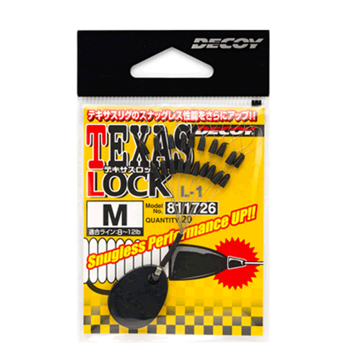 DECOY TEXAS LOCK M L-1 (20 pcs/pack) BLACK