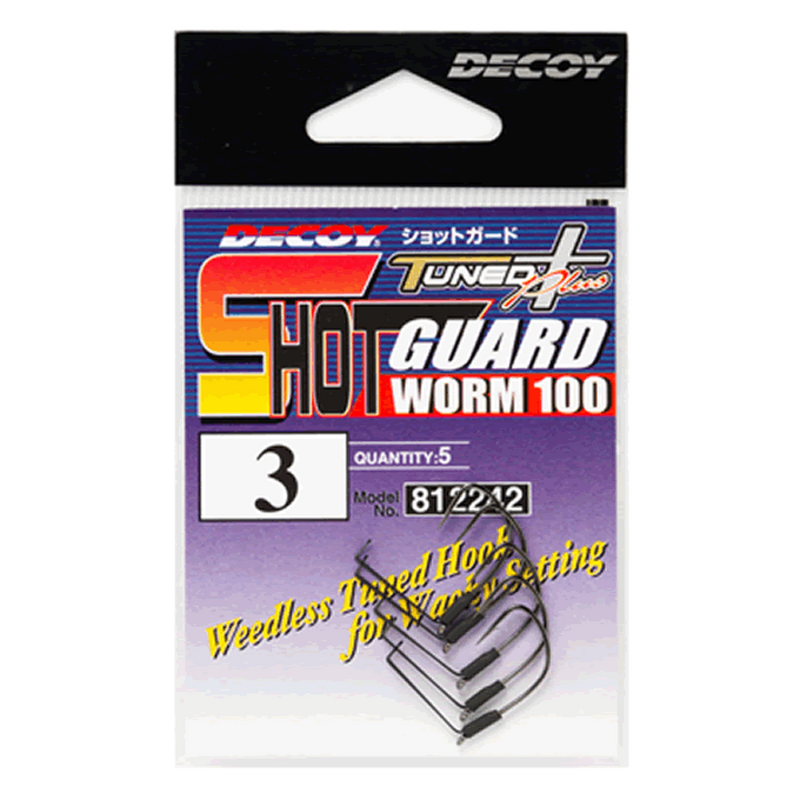 DECOY SHOT GUARD #1 Worm100 (5 pcs/pack) NS BLACK