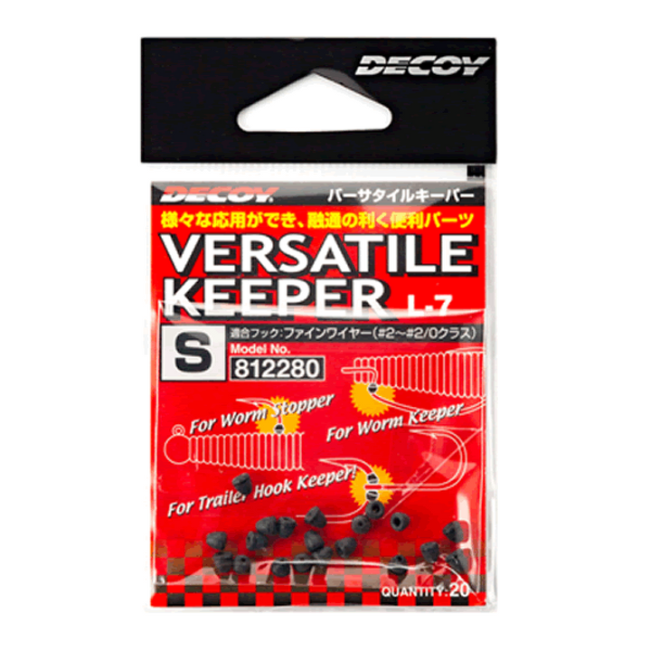 DECOY VERSATILE KEEPER M L-7 (20 pcs/pack) BLACK
