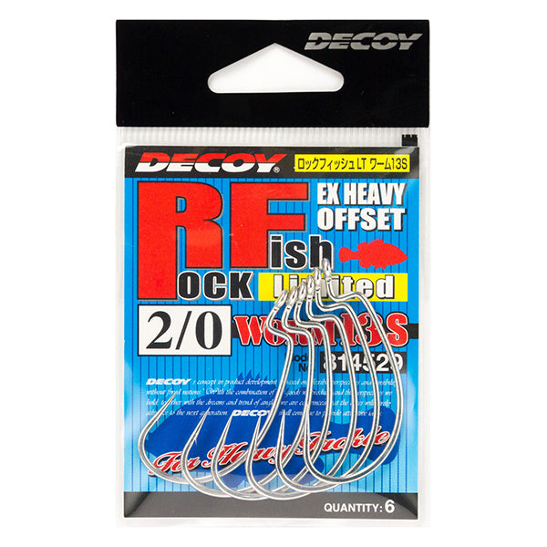 DECOY ROCK FISH LIMITED #2 Worm13S (6 pcs/pack) TIN