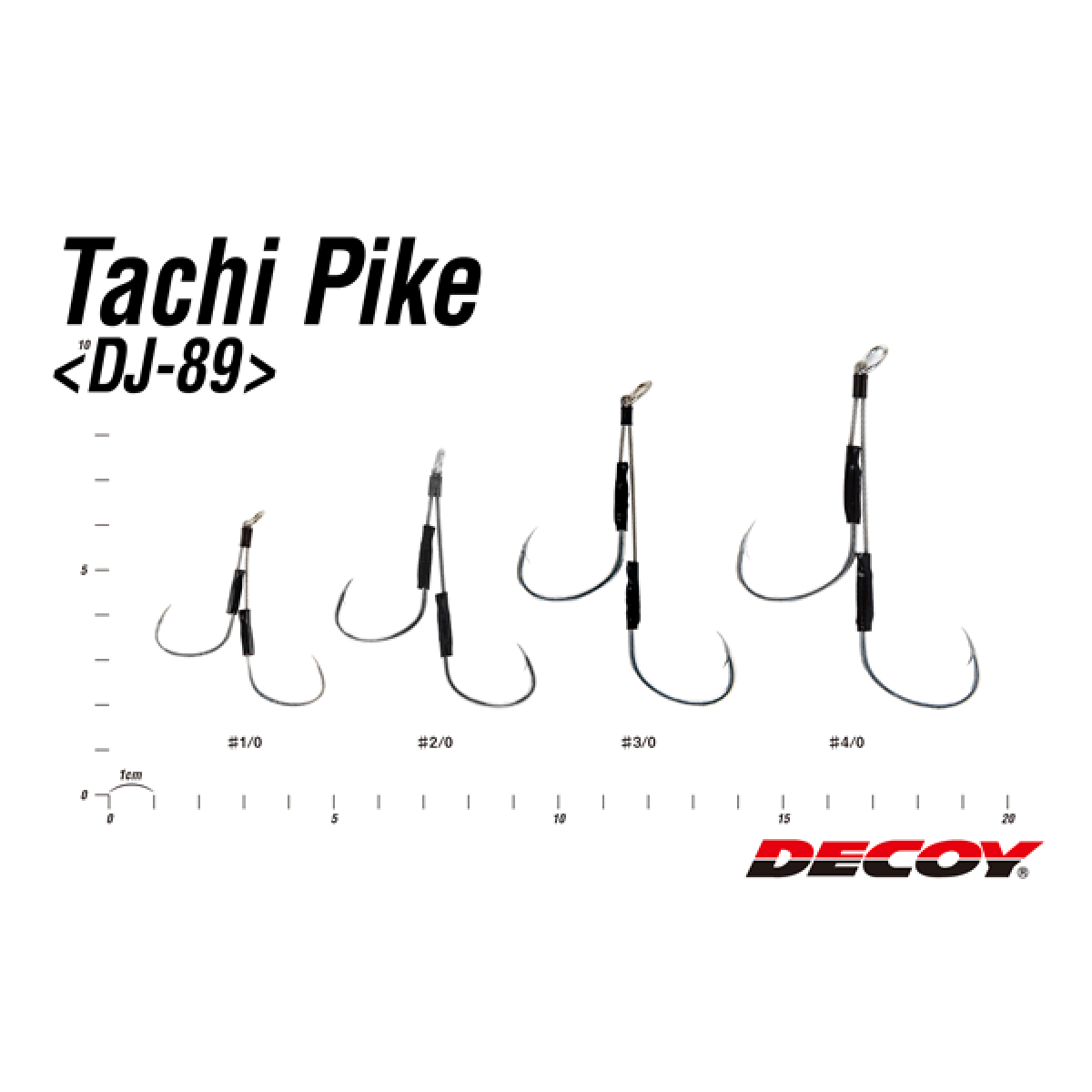 DECOY TACHI PIKE #2/0 DJ-89 (2 pcs/pack) TIN