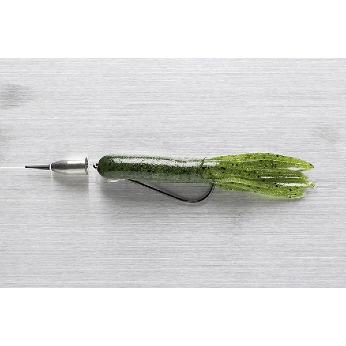 DECOY FLIPPIN’ STRAIGHT #2/0 Worm144 (5 pcs/pack) NS BLACK