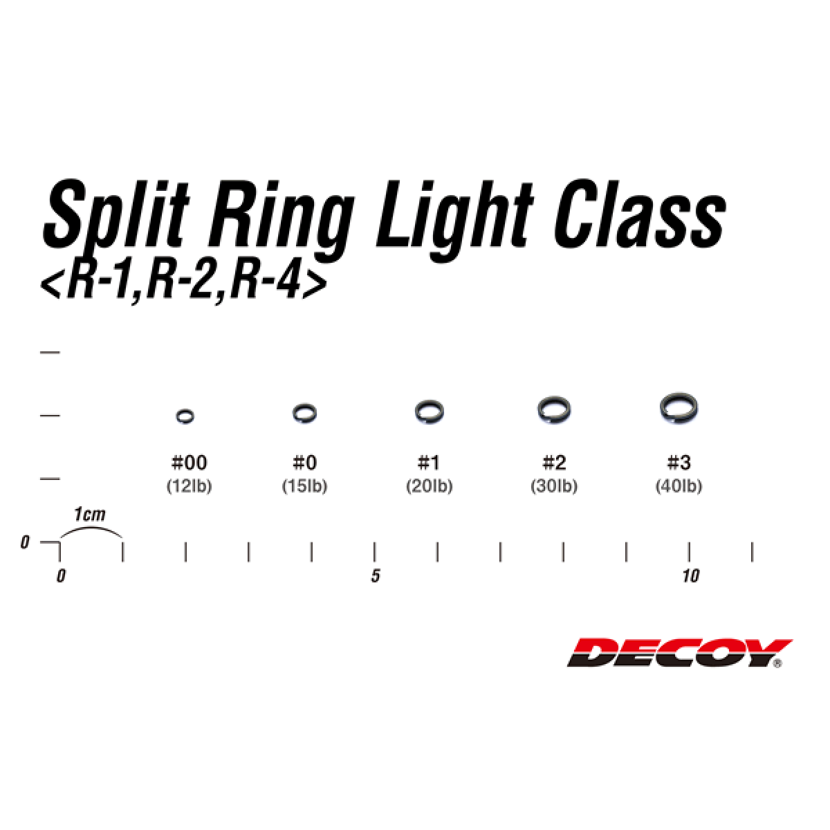 DECOY SPLIT RING LIGHT CLASS #0 R-4 (20 pcs/pack) SILVER