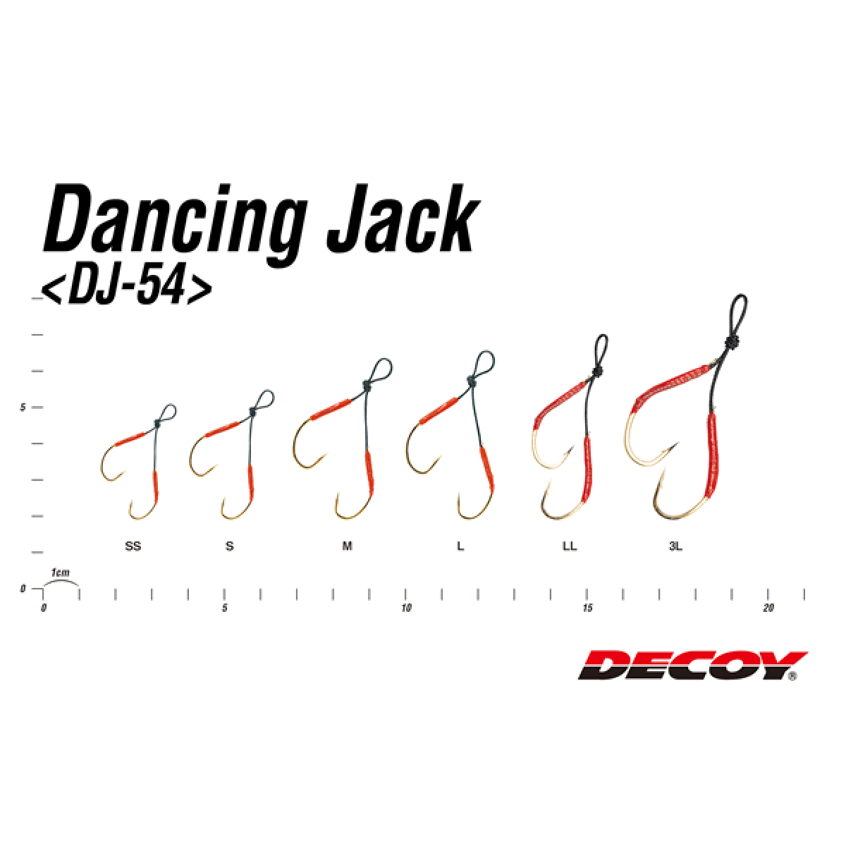 DECOY DANCING JACK L DJ-54 (3 pcs/pack) GOLD
