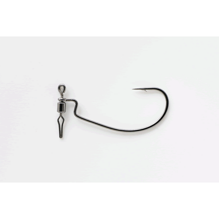 DECOY HD HOOK OFFSET #1 Worm117 (5 pcs/pack) NS BLACK
