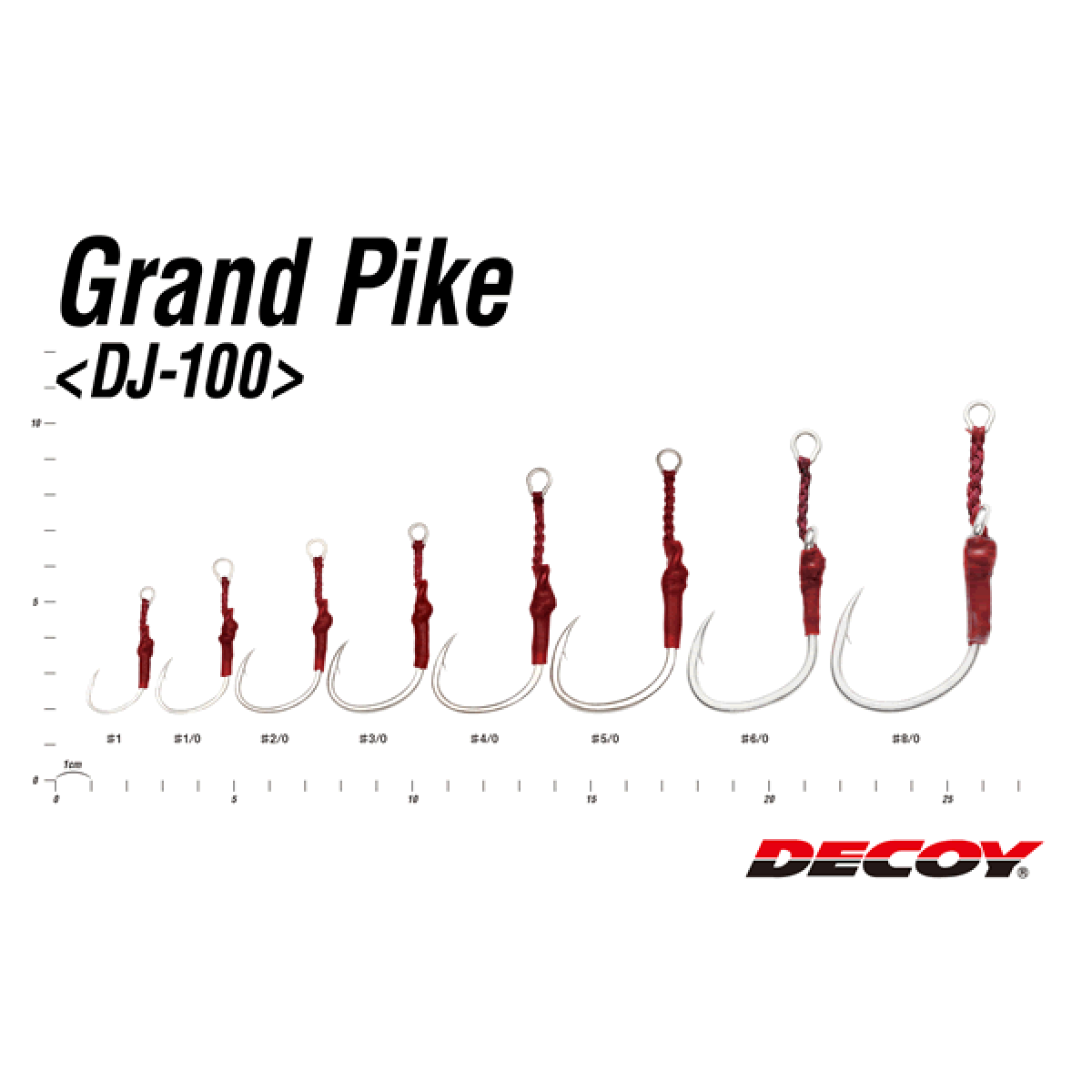 DECOY GRAND PIKE #4/0 DJ-100 (3 pcs/pack) TIN