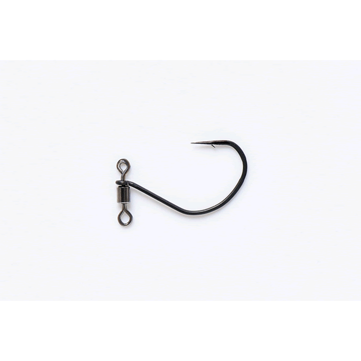 DECOY DS HOOK MASUBARI #3 Worm123 (5 pcs/pack) NS BLACK