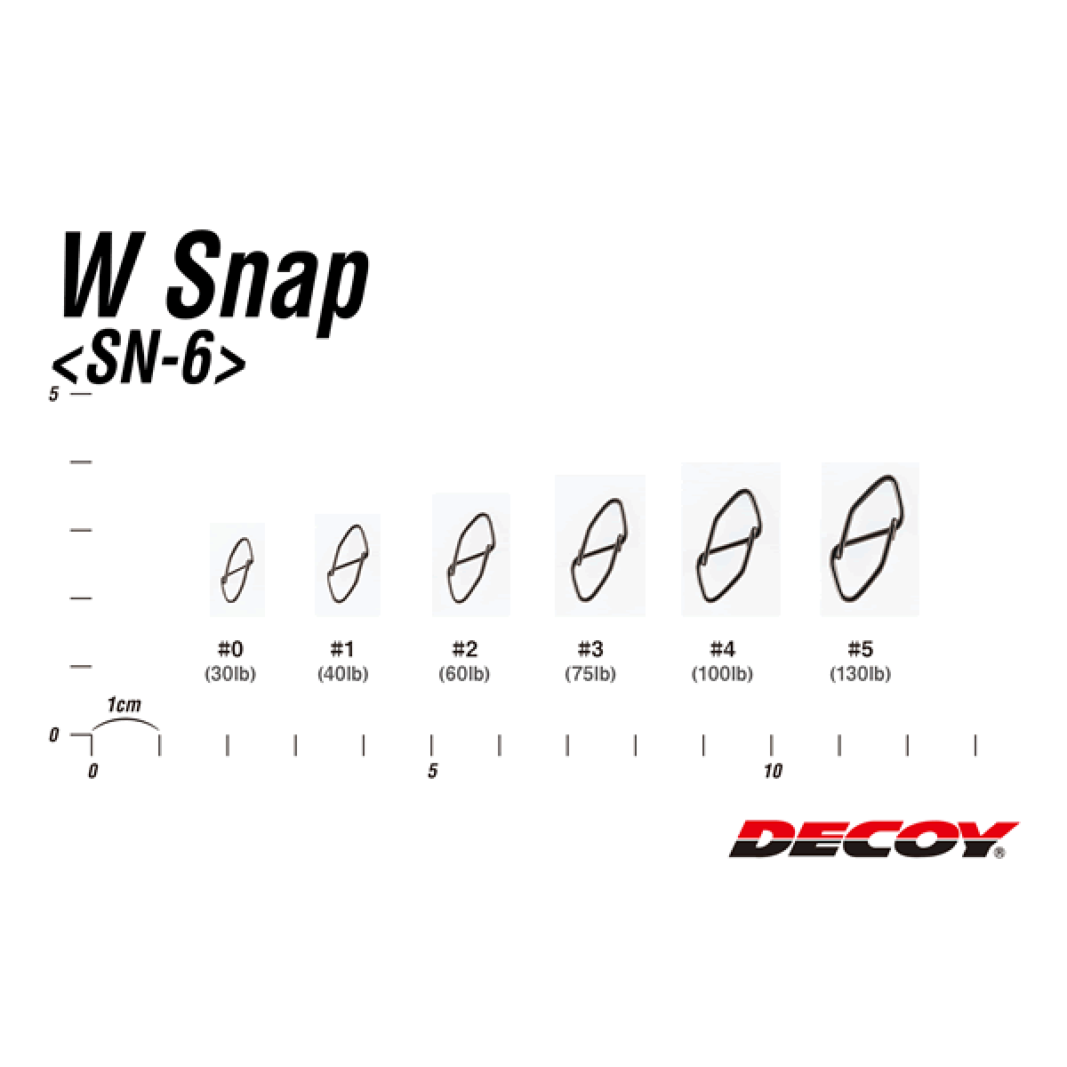 DECOY W SNAP #0 SN-6 (8 pcs/pack) NS BLACK