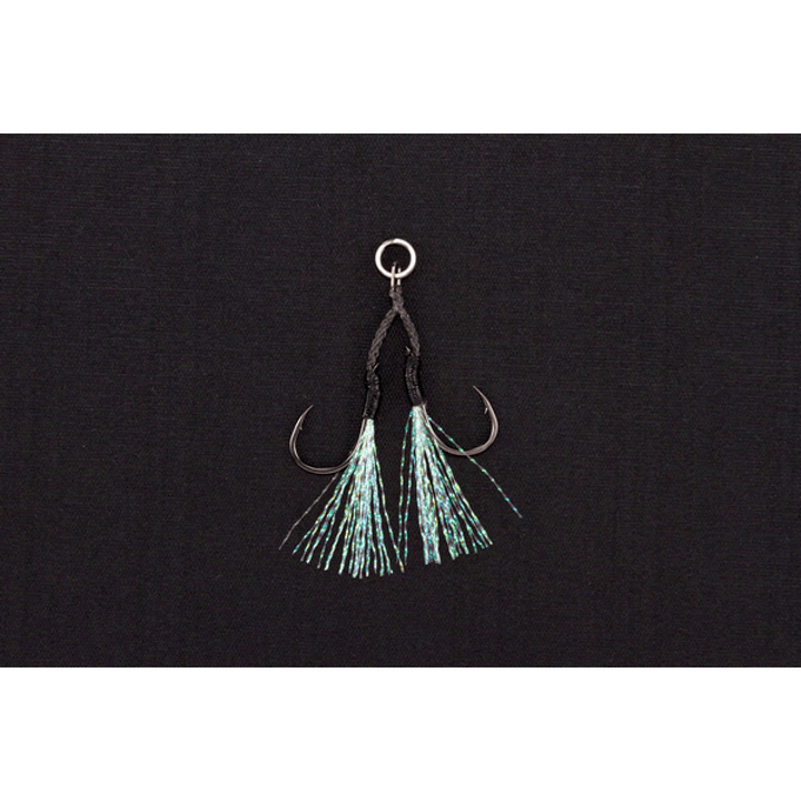 DECOY FIBER LIGHT ASSIST #1/0 DJ-92 (2 pcs/pack) NS BLACK