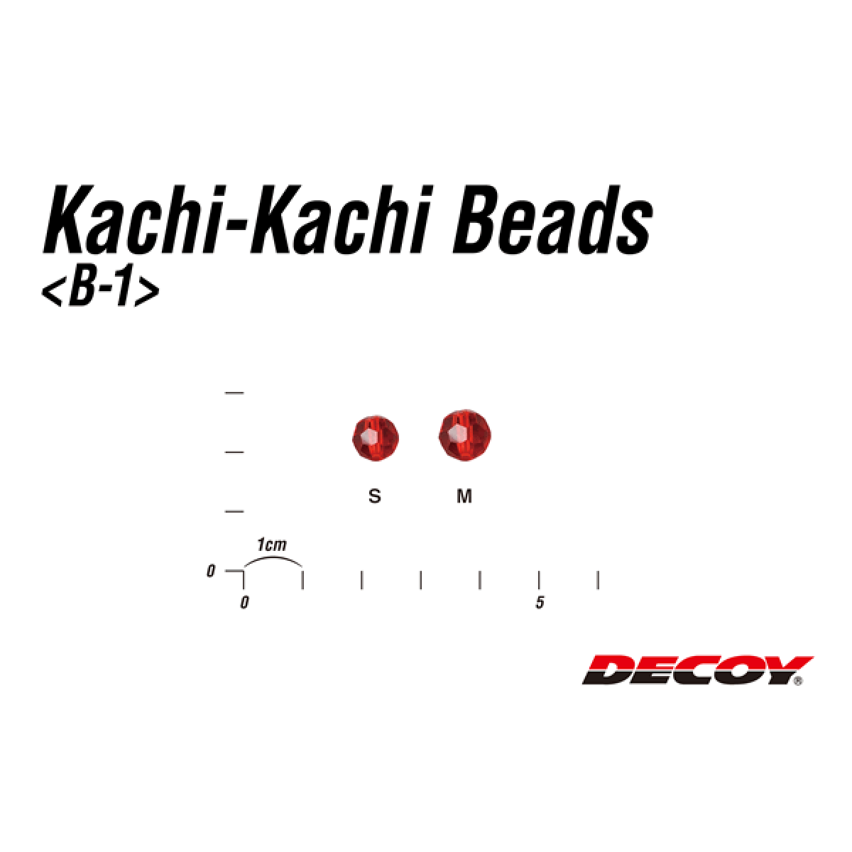 DECOY KACHI KACHI BEADS M B-1 (8 pcs/pack) PURPLE