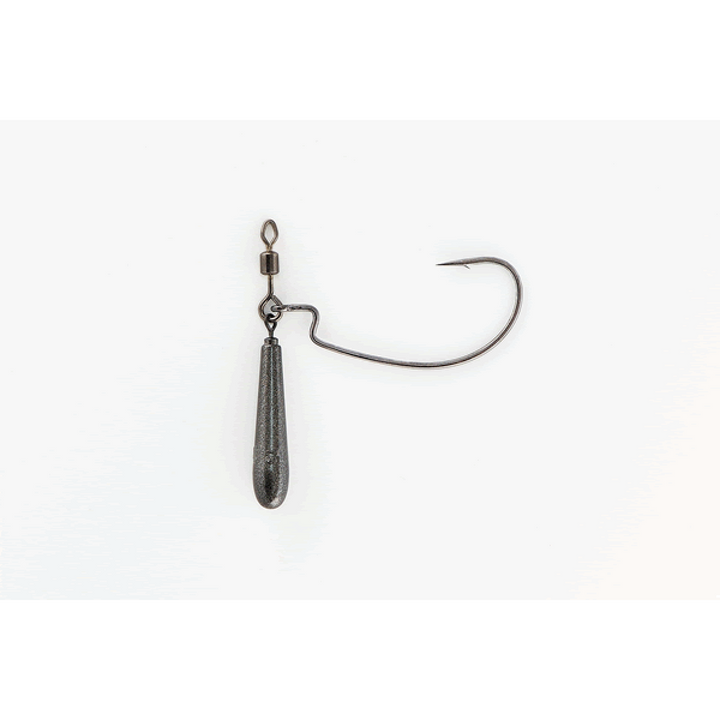 DECOY ZERO DAN #5/0 - 7g Worm217 (2 pcs/pack) NS BLACK