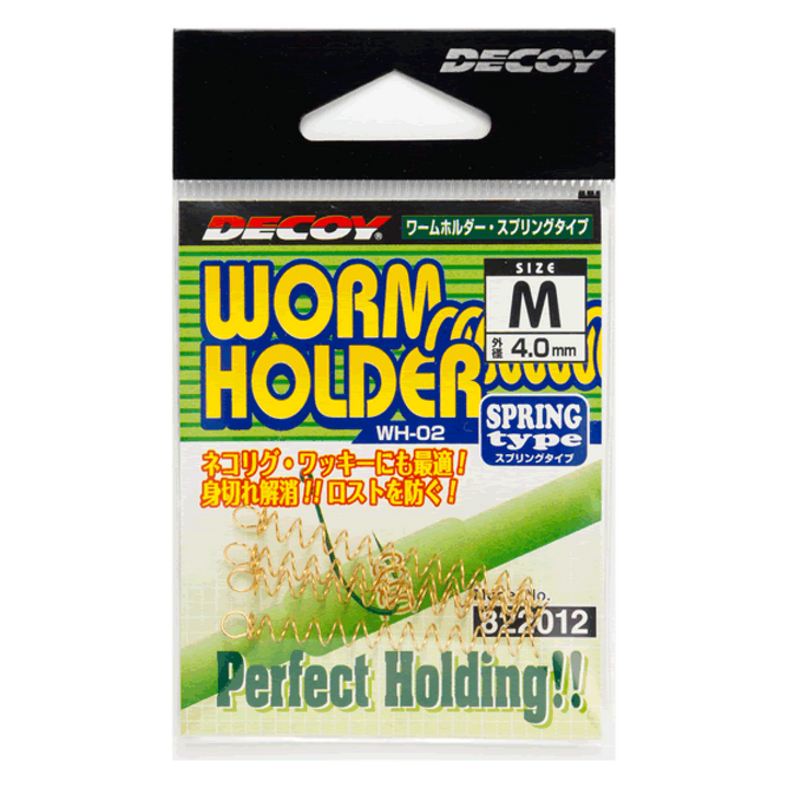 DECOY WORM HOLDER SPRING TYPE M WH-02 CLEAR