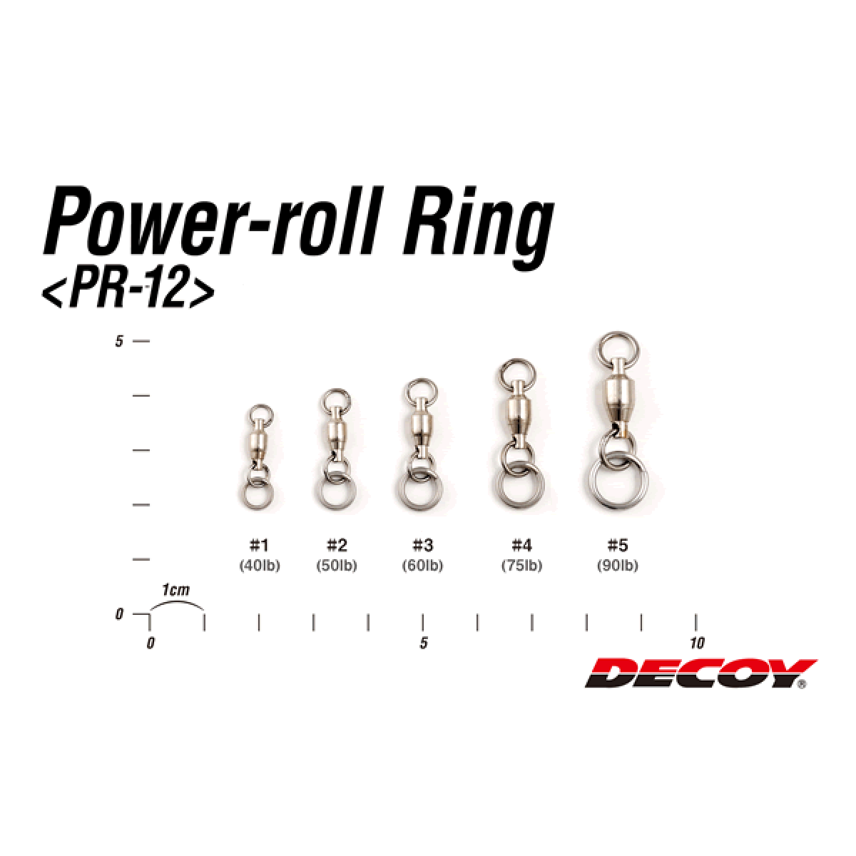 DECOY POWER ROLL RING #5 PR-12 W NICKEL