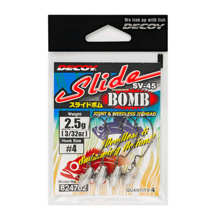 DECOY SLIDE BOMB #3 - 3.5g SV-45 (3 pcs/pack) NS BLACK