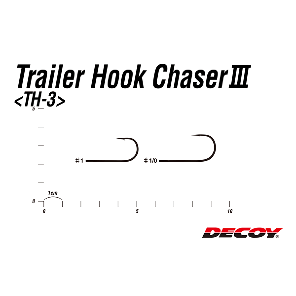 DECOY TRAILER HOOK CHASER II #1 TH-3C (3 pcs/pack) CHART