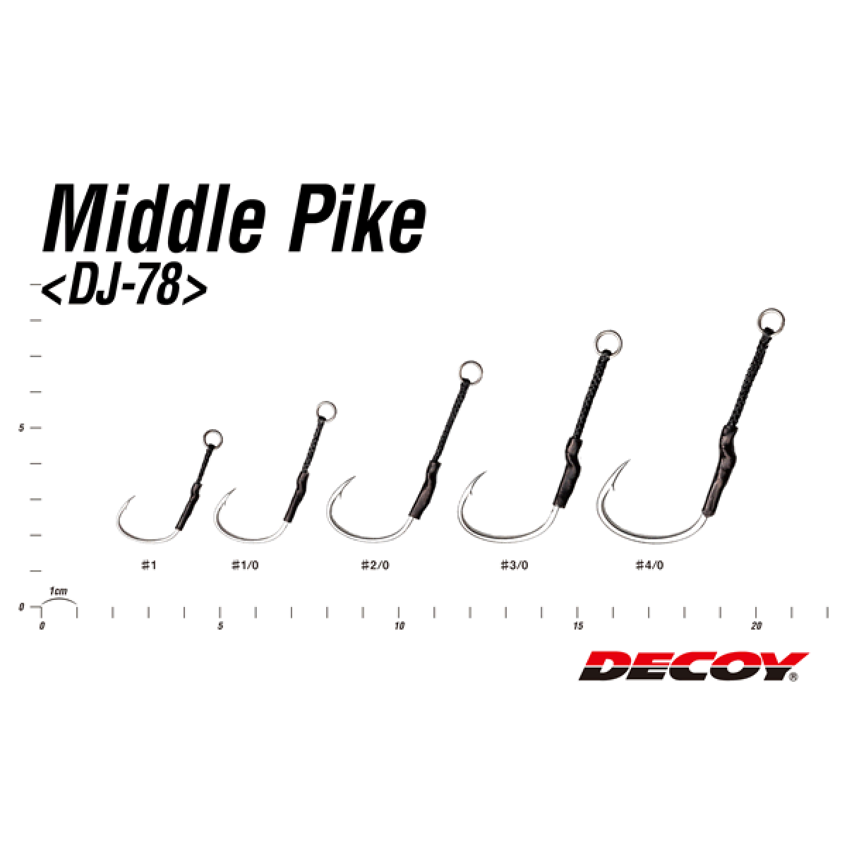 DECOY MIDDLE PIKE #2/0 DJ-78 (4 pcs/pack) TIN