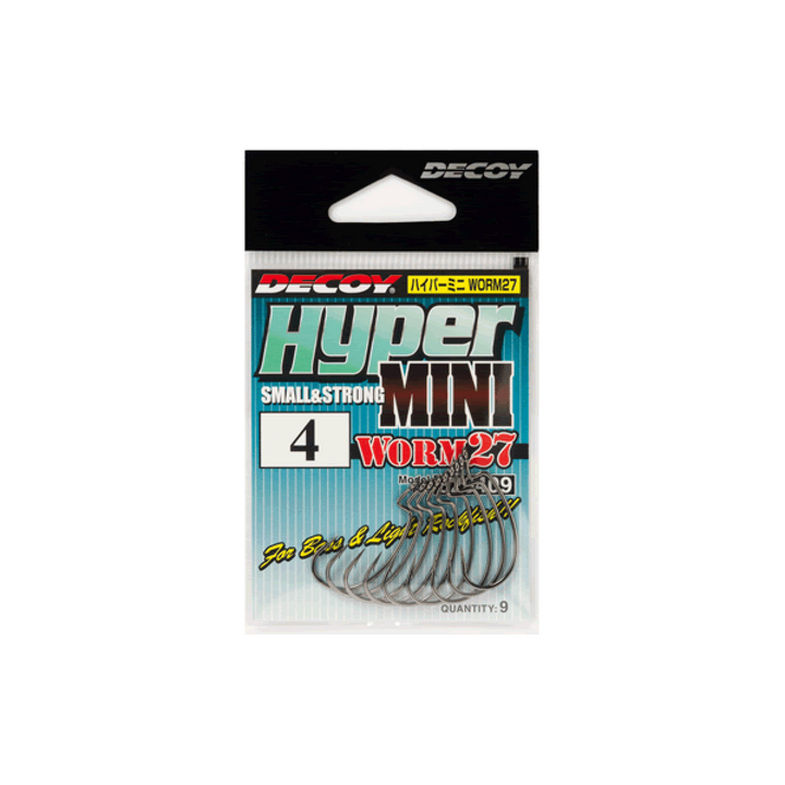 DECOY HYPER MINI #4 Worm27 (9 pcs/pack) NS BLACK