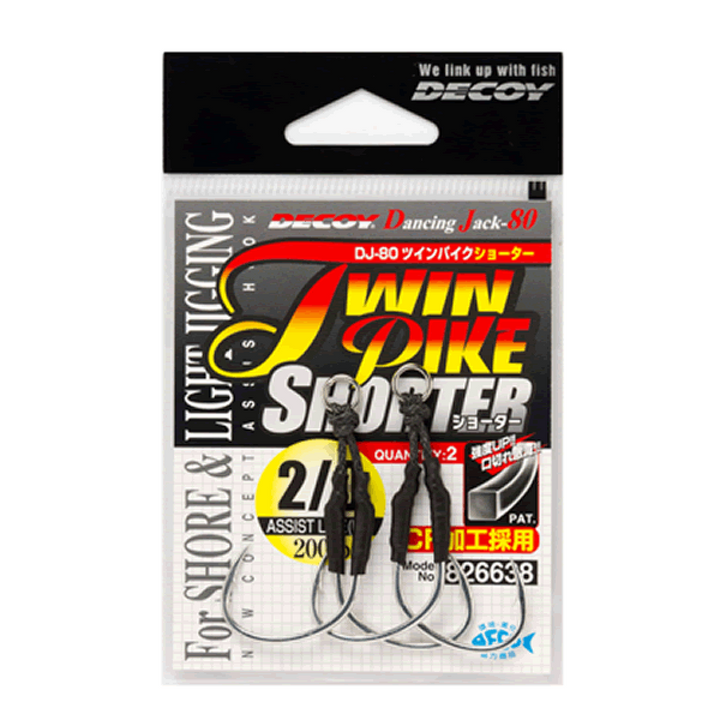 DECOY TWIN PIKE SHORTER #1/0 DJ-80 (3 pcs/pack) TIN