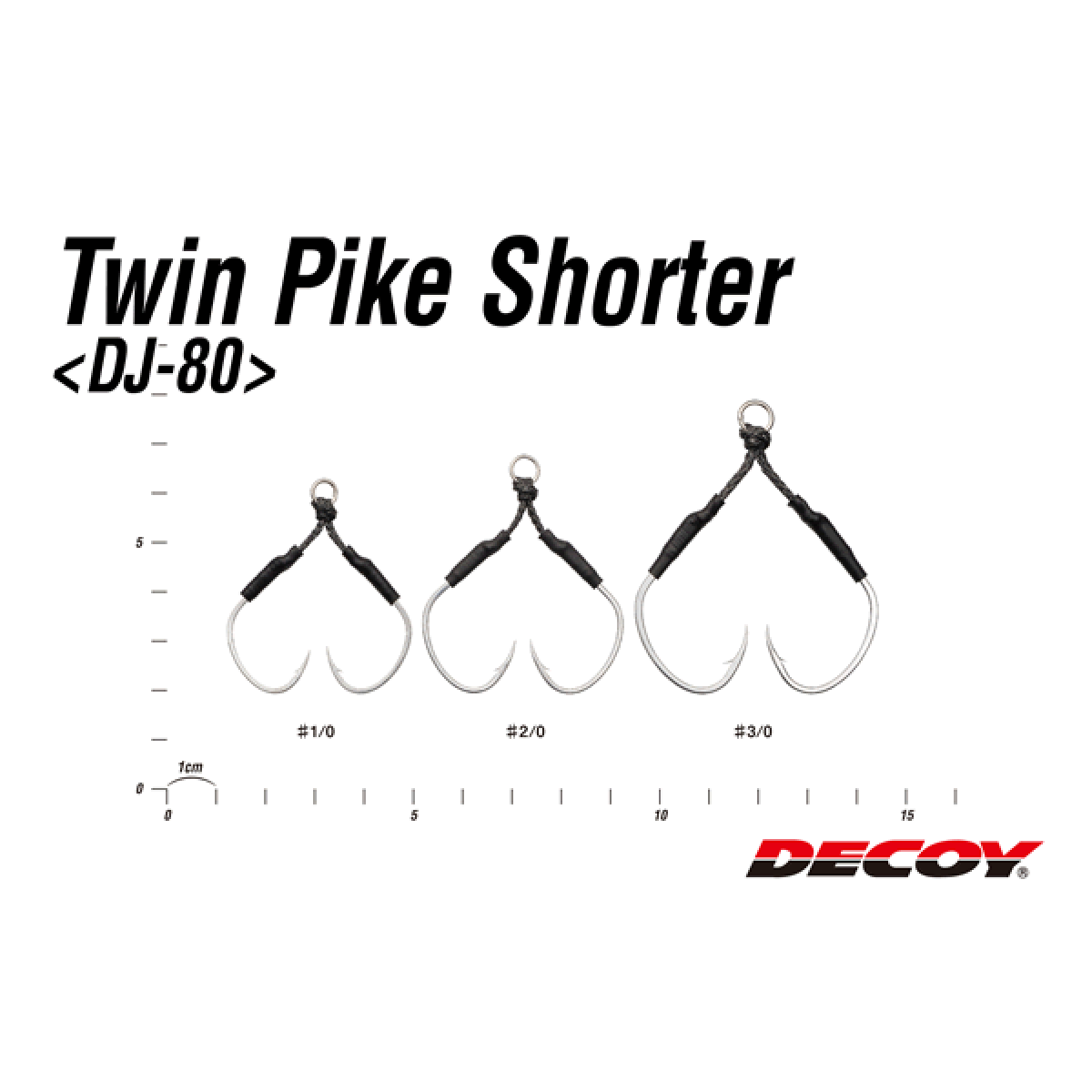 DECOY TWIN PIKE SHORTER #3/0 DJ-80 (2 pcs/pack) TIN