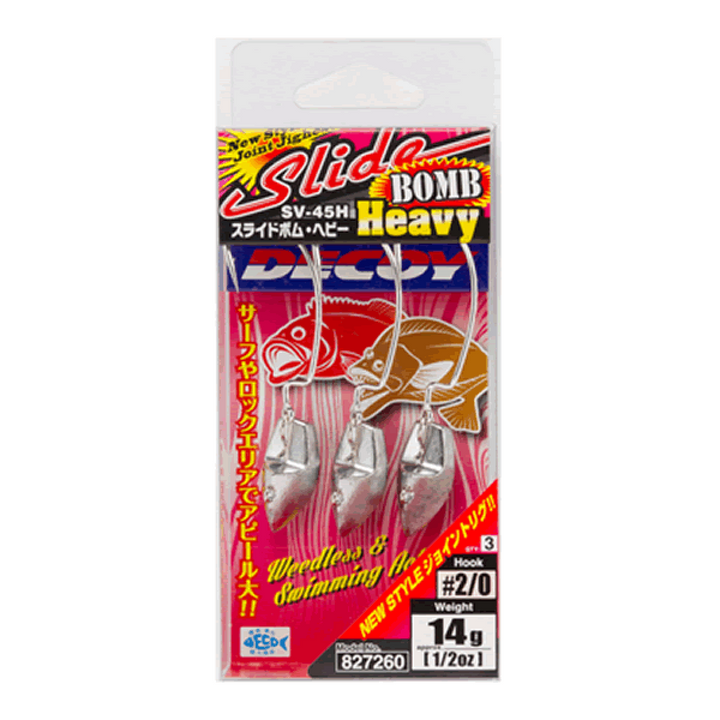 DECOY SLIDE BOMB HEAVY #4/0 - 28g SV-45H (2 pcs/pack) TIN