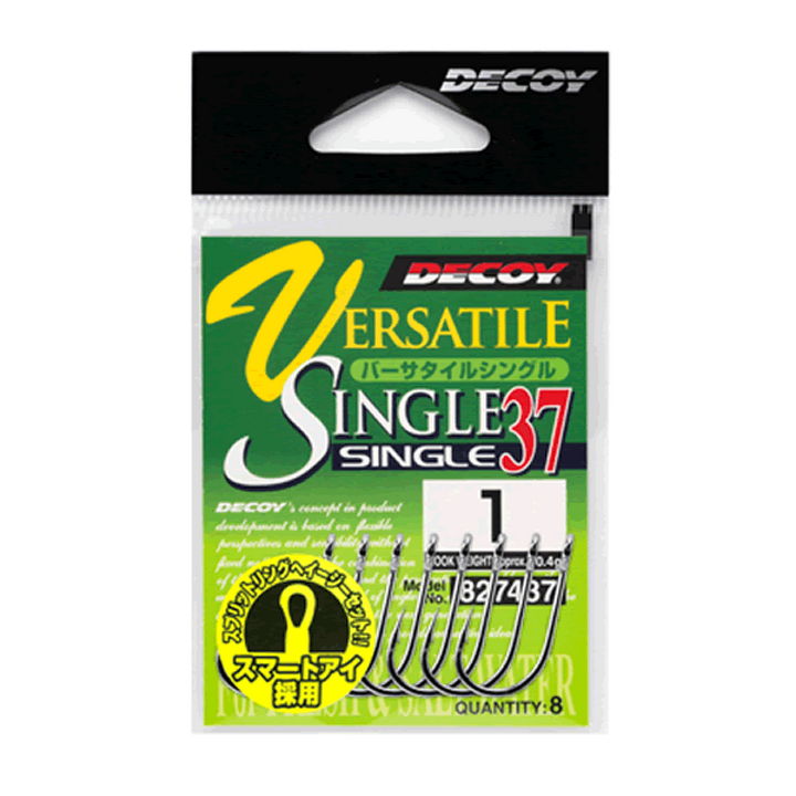 DECOY VERSATILE SINGLE #1/0 Single37 (8 pcs/pack) TIN