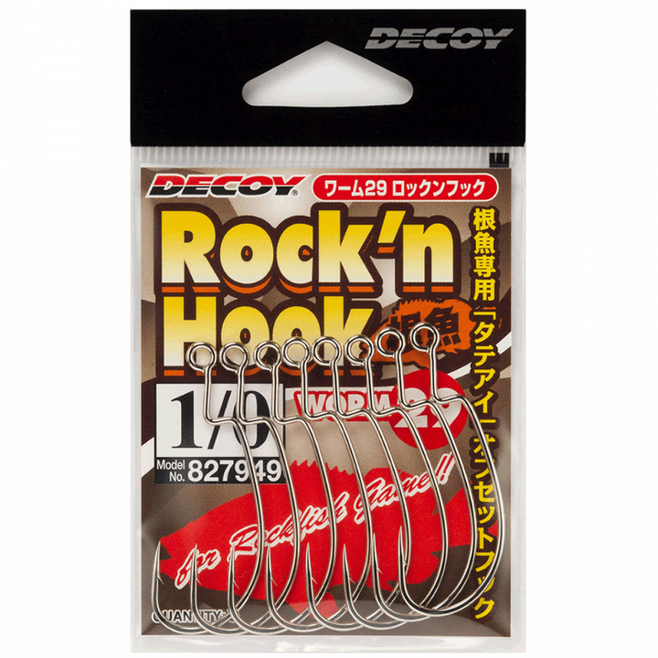 DECOY ROCK’N HOOK #4 Worm29 W NICKEL