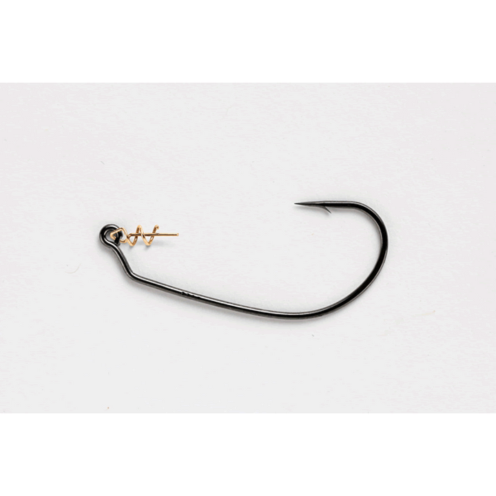DECOY MAKISASU HOOK #1/0 Worm30 (4 pcs/pack) NS BLACK