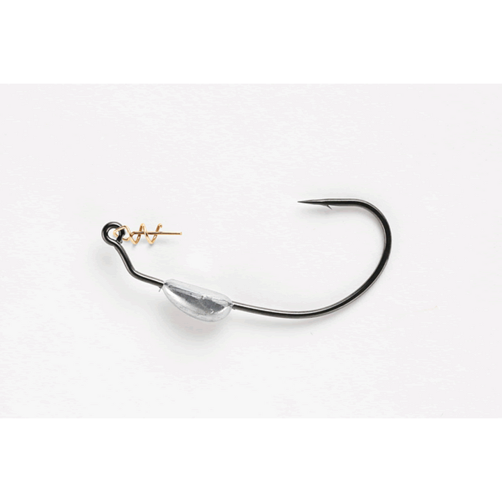 DECOY MAKISASU WEIGHTED #2/0 Worm130 (4 pcs/pack) NS BLACK