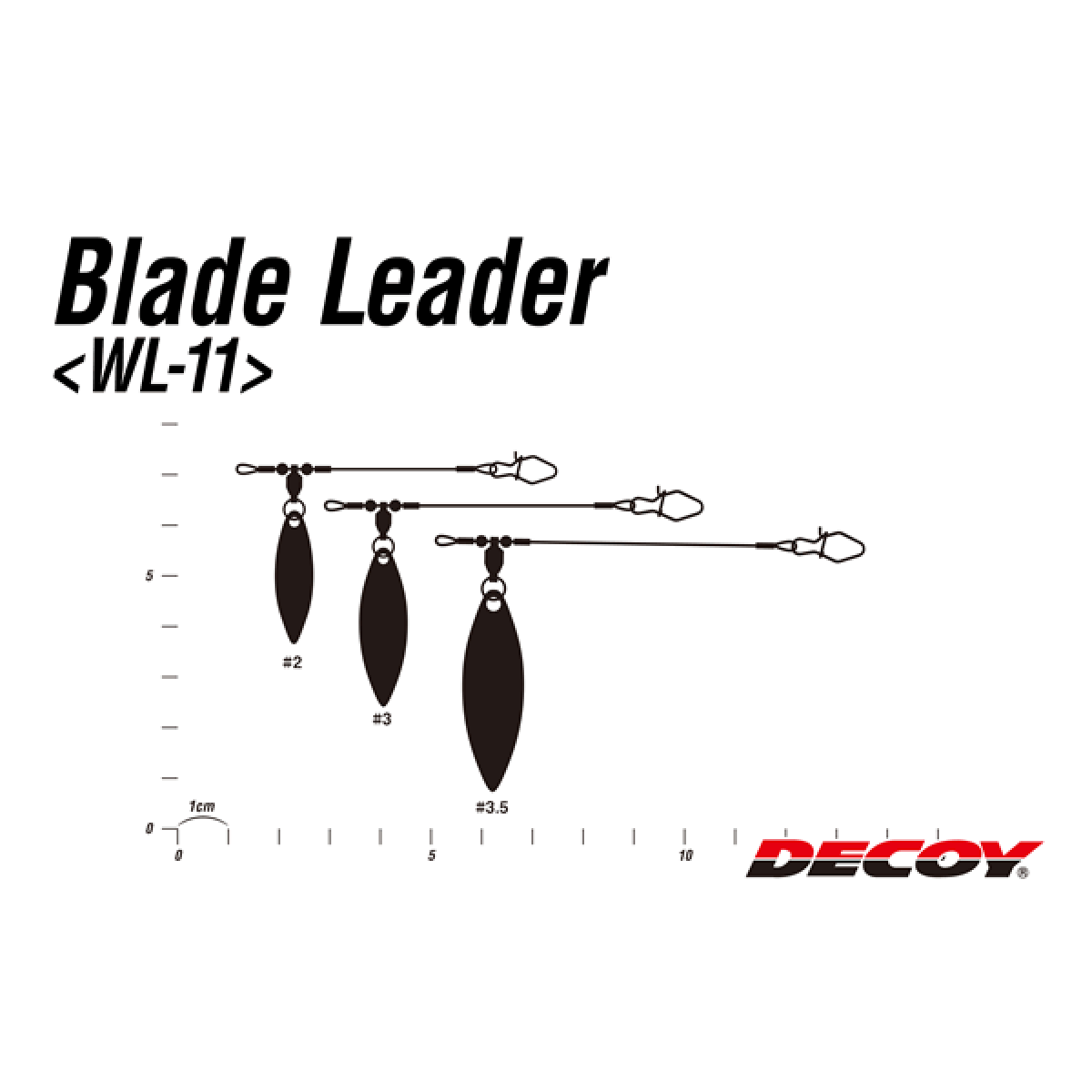 DECOY BLADE LEADER #3 WL-11S (2 pcs/pack) SILVER