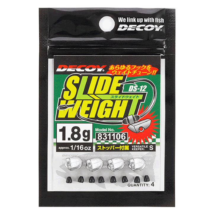 DECOY SLIDE WEIGHT 3.5g DS-12 SILVER