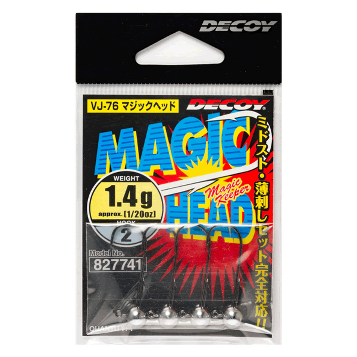 DECOY MAGIC HEAD #3-5g VJ-76 NS BLACK