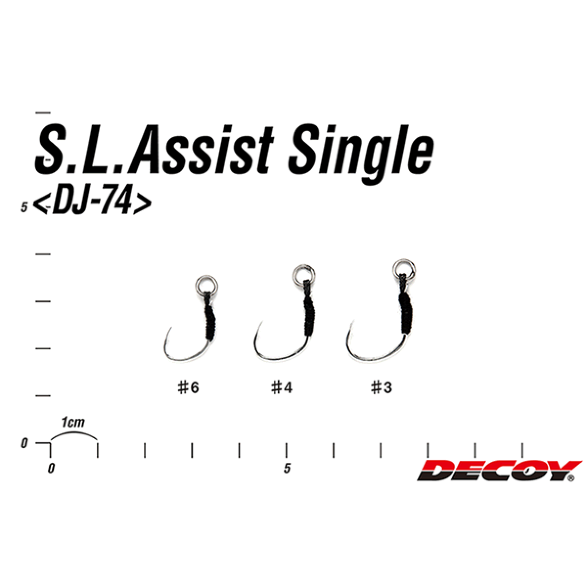 DECOY S.L.ASSIST SINGLE #3 DJ-74 (3 pcs/pack) TIN