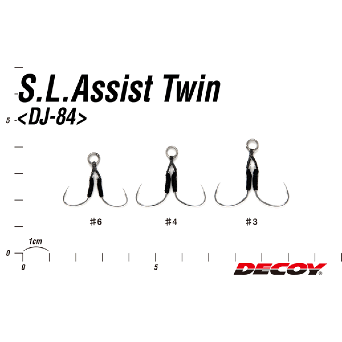 DECOY S.L.ASSIST TWIN #6 DJ-84 (2 pcs/pack) TIN