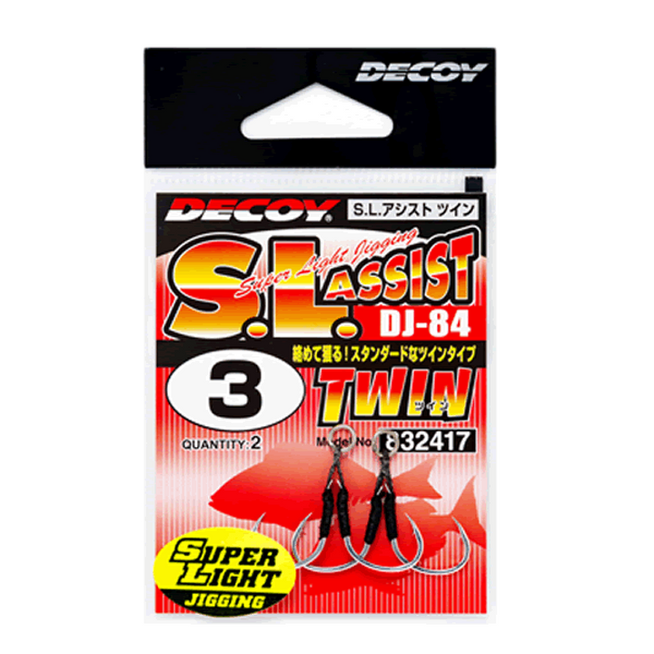 DECOY S.L.ASSIST TWIN #4 DJ-84 (2 pcs/pack) TIN
