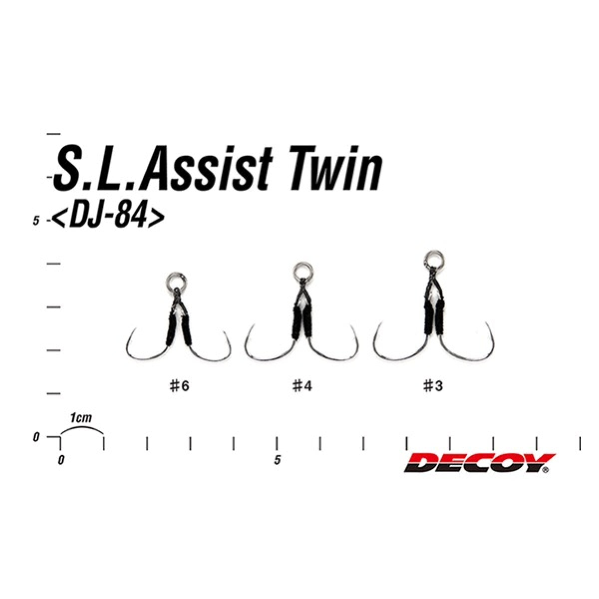 DECOY S.L.ASSIST TWIN #4 DJ-84 (2 pcs/pack) TIN