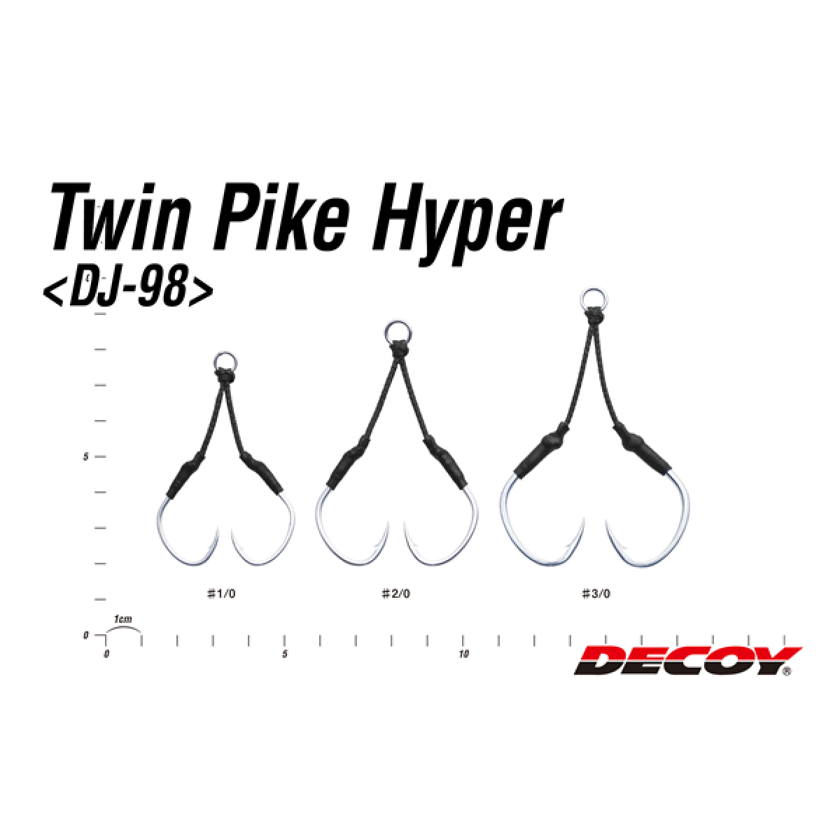 DECOY TWIN PIKE HYPER #3/0 DJ-98 (2 pcs/pack) TIN
