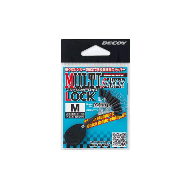 DECOY MULTI SINKER LOCK S L-12 (18 pcs/pack) BLACK