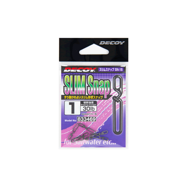 DECOY SLIM SNAP #2 SN-16 (6 pcs/pack) MAT BLACK