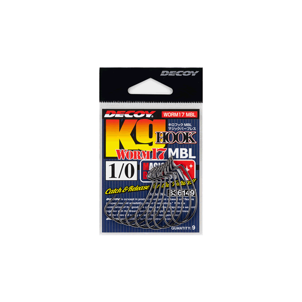DECOY Worm 17 KG Hook MBL #2/0 (8pcs/pack)