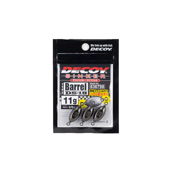 DECOY Sinker type Barrel 5g (5pcs/pack)