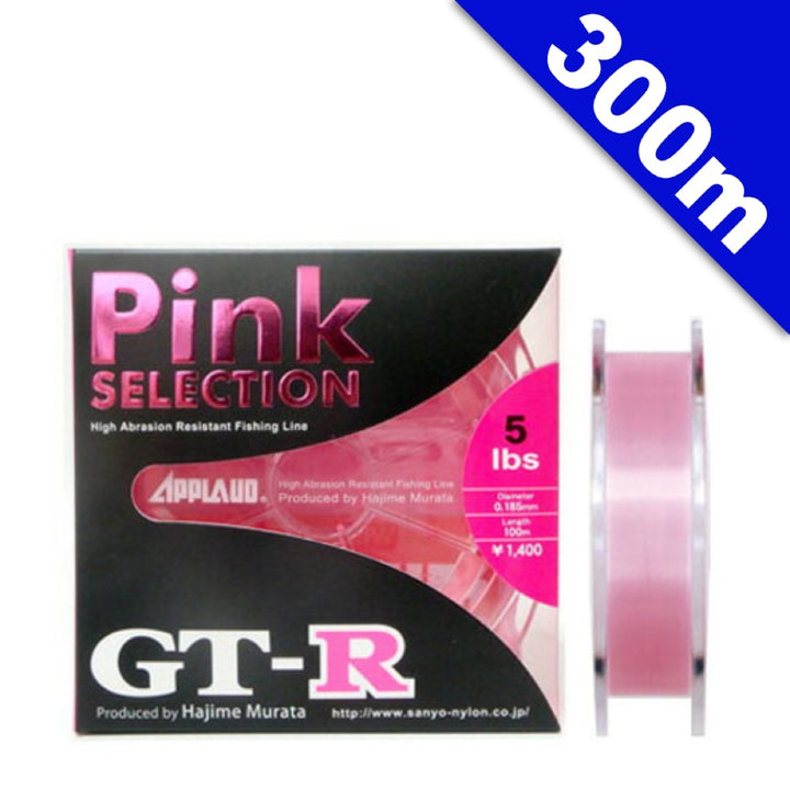 APPLAUD APPLAUD GT-R PINK SELECTION 5 lb - 300m NYLON SUPER PINK