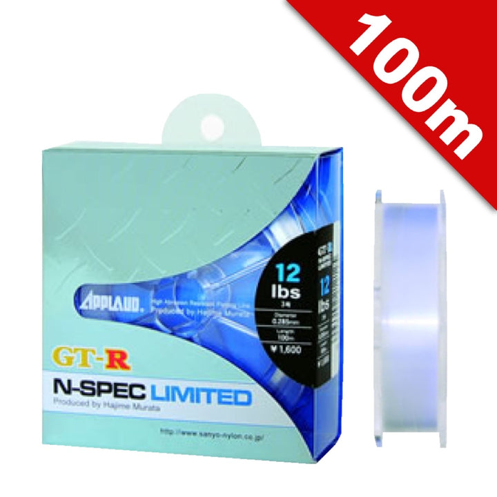 APPLAUD APPLAUD GT-R N-SPEC LIMITED 5 lb - 100m NYLON WATER GREY