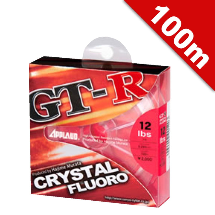 APPLAUD GT-R CRYSTAL FLUORO 10 lb - 100m FLUOROCARBON PURE CLEAR