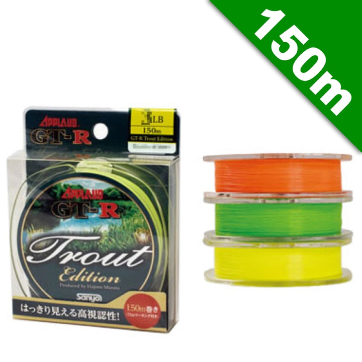 APPLAUD APPLAUD GT-R TROUT EDITION 4 lb - 150m NYLON SUPER GREEN