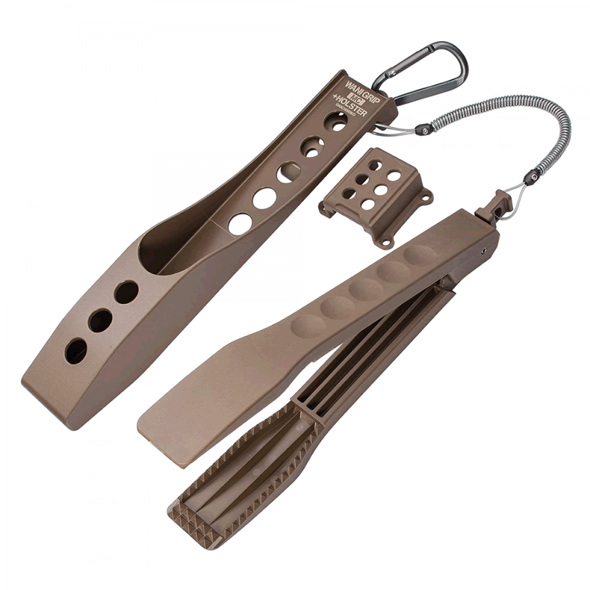 DAIICHISEIKO WANI GRIP MINI MC CUSTOM + HOLSTER DARK EARTH