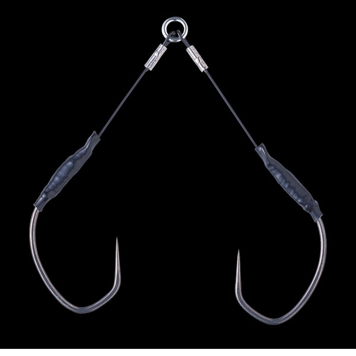 Valleyhill DRAGONQ HOOK DE DRAGON TWIN ASSIST #1/0 LONG 3cm (2 pcs/pack)