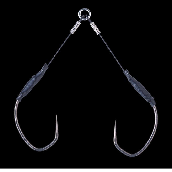 Valleyhill DRAGONQ HOOK DE DRAGON TWIN ASSIST #1/0 LONG 3cm (2 pcs/pack)