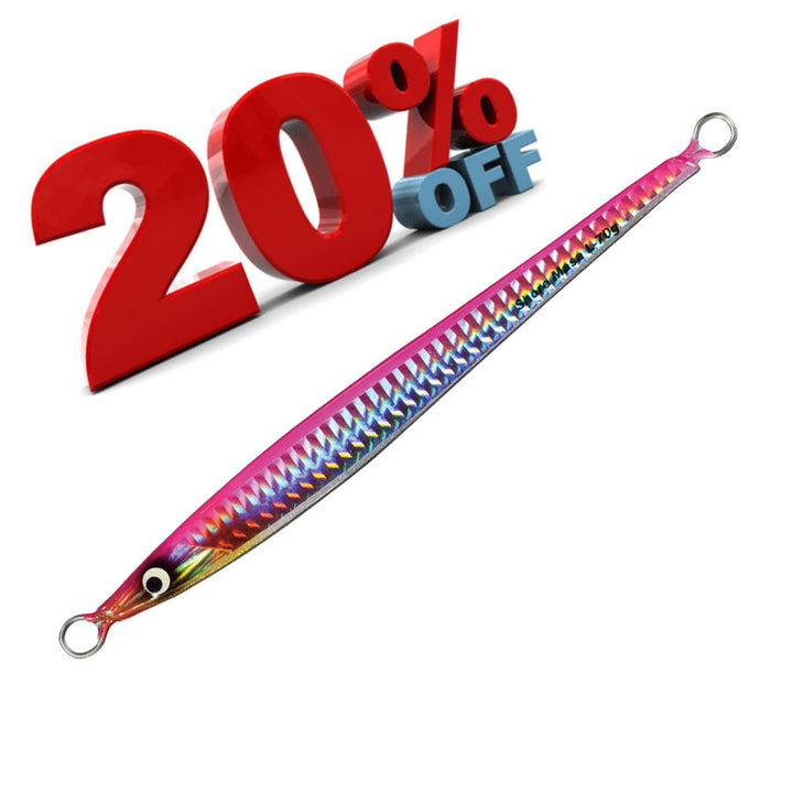 KAMIWAZA SHOREMASA JIG LONG 90g 155mm 02 PINK