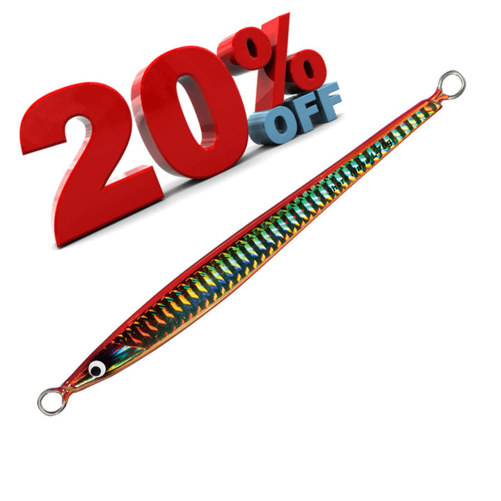 KAMIWAZA SHOREMASA JIG LONG 110g 170mm 03 AKAKIN
