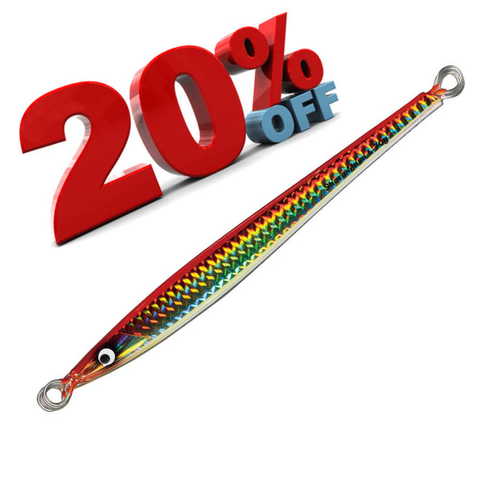 KAMIWAZA SHOREMASA JIG LONG 110g 170mm 09 AKAKIN/GL